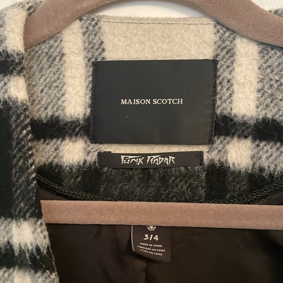 Maison Scotch winter coat 50% wool - Picture 2 of 6